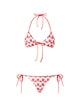 Missoni Red Pink White Bikini