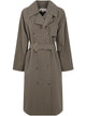 Michael Michael Kors Double Brested Oversize Belted Trench