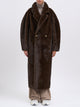 Sword Faux Fur Coat