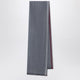 Brunello Cucinelli Dark Grey/Burgundy/Sand Scarf In Wool And Cashmere