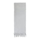 Brunello Cucinelli Light Grey Navy Silk Scarf