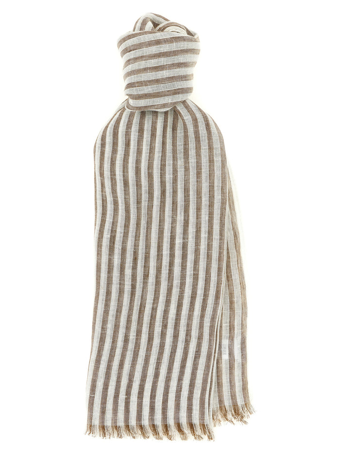 Brunello Cucinelli 'Sparkling' Linen Scarf