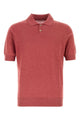 Brunello Cucinelli Fuchsia Linen Blend Polo Shirt
