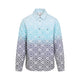 Casablanca Light Blue And Purple Monogram Cotton Jacket