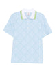 Casablanca Polo Blanc Jacquard
