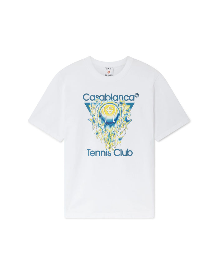Casablanca Tshirt Bright White Jersey
