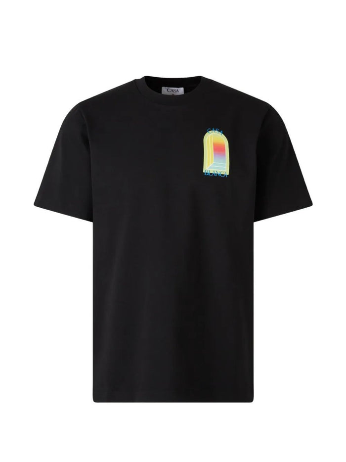 Casablanca Tshirt Bright Black Jersey