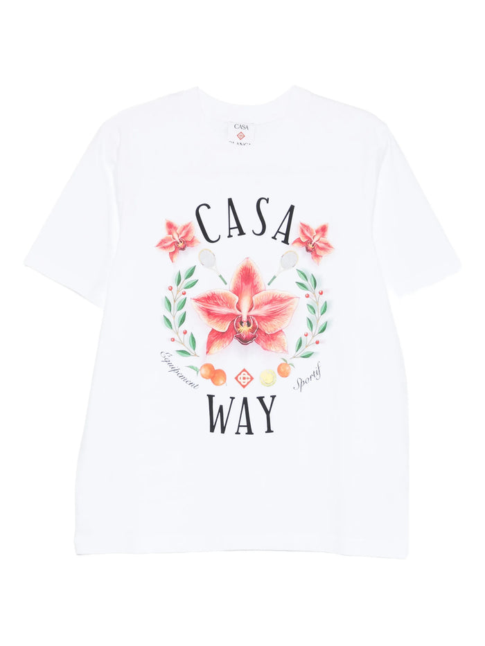 Casablanca Casablanca Casa Way Orchid T-Shirt