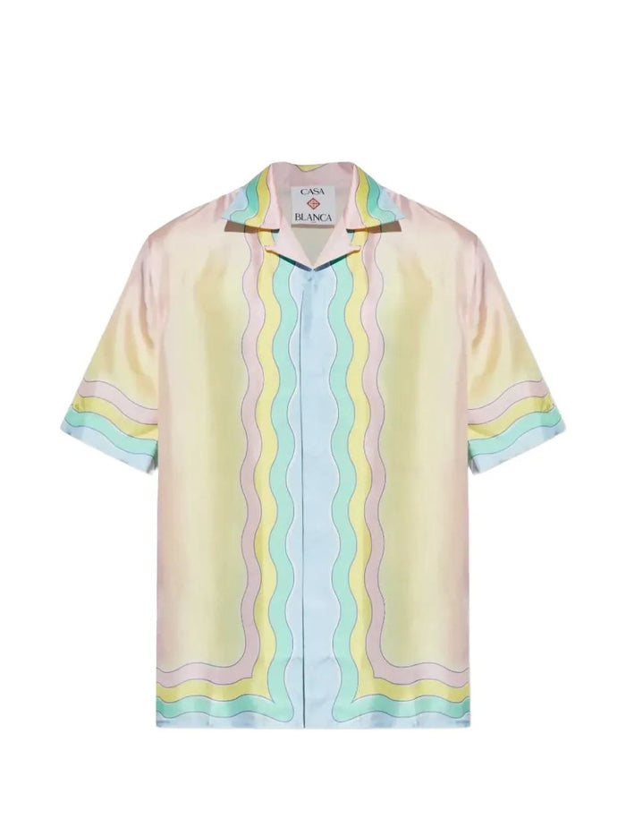 Casablanca Shirt Ss Silk Twill