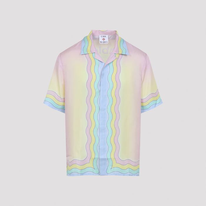 Casablanca Multicolor For The Love Of Dance Silk Shirt