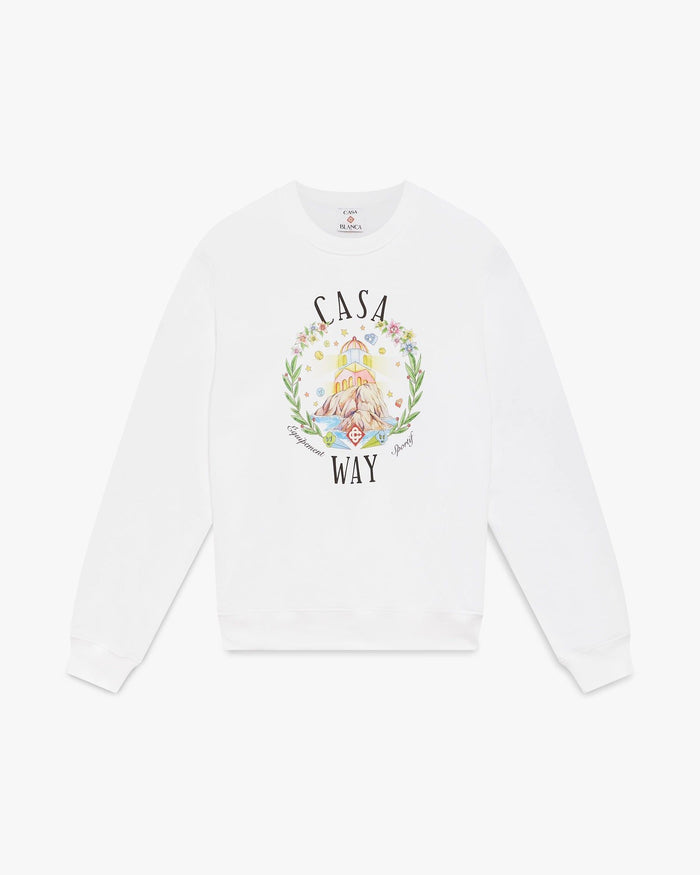 Casablanca Casa Way Sweatshirt In Jersey