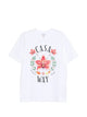 Casablanca Tshirt Bright White Jersey