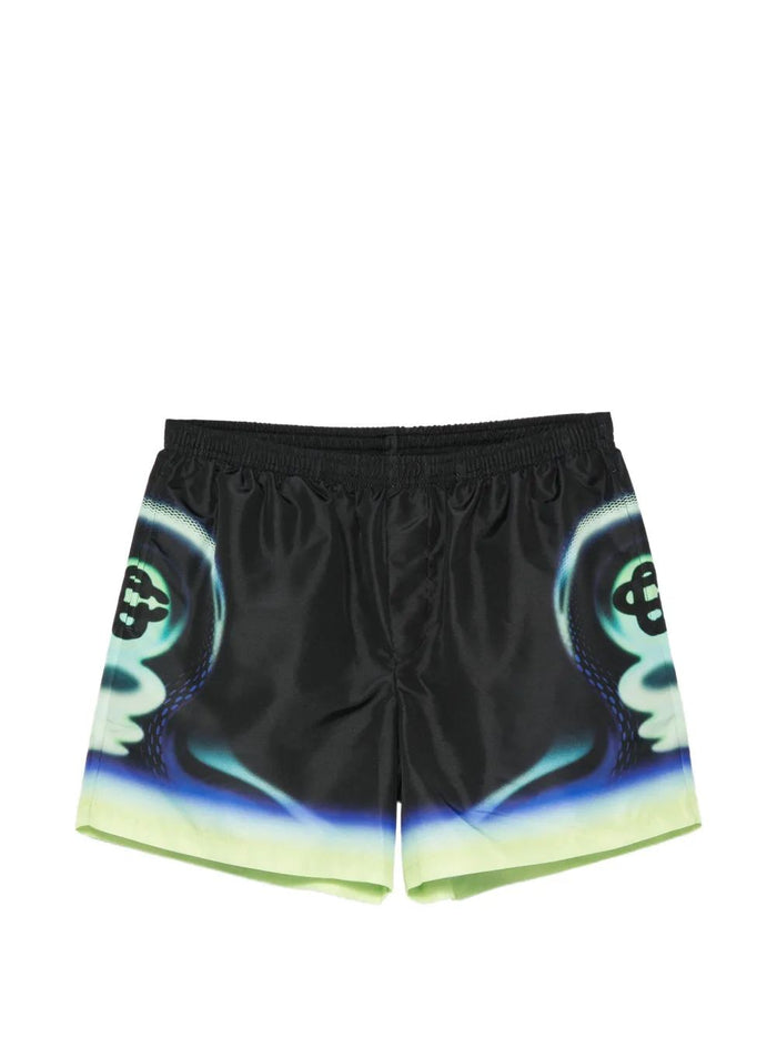 Casablanca Graphic-Print Swim Shorts