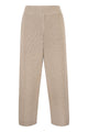 Brunello Cucinelli Textured Knit Trousers With Elasticated Waist