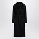 Max Mara Studio Black Coat With Belt