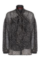 Max Mara Studio Silk Blouse With Polka Dots