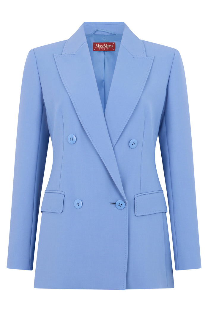Max Mara Studio Wool Double-Breasted Blazer