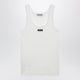 Miu Miu White Cotton Tank Top