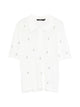 Seventy Viscose Rib Embroidered Polo Shirt
