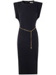 Michael Michael Kors Off Shoulder Midi Dress