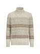 Brunello Cucinelli Jacquard-Knit Roll-Neck Sweater
