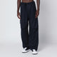 Darkpark Blue Track Pants In Wool