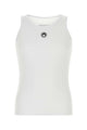 Marine Serre Tank Top A Costine Con Logo Moon