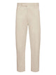 Thom Browne Chino Fuselé Velours Côtelé Fin Beige Sable Taille Haute Backstrap
