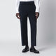 Thom Browne Navy Blue Cotton Trousers