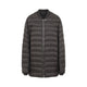 Moncler Rick Owens Mudcolored Quilted Zipup Down Jacket