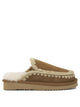 Mou Beige Sheepskin Sandals