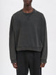 Entire Studios Felpa Box Crew Washed Black