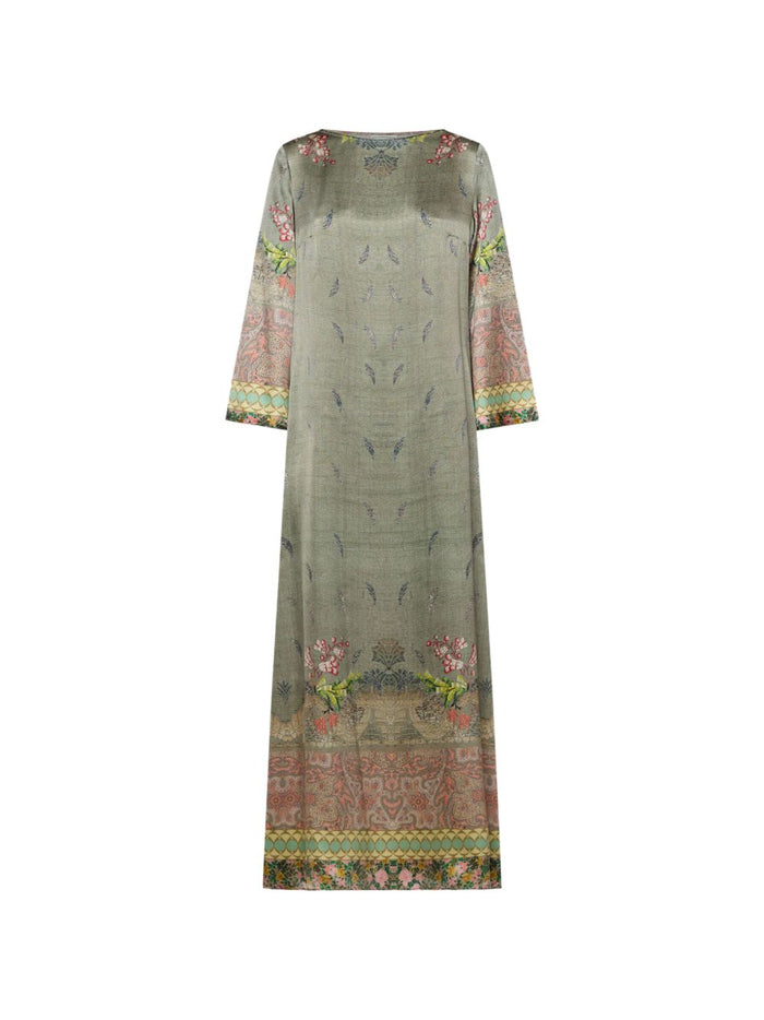 Pierre Louis Mascia Printed Silk Dress