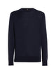 Tommy Hilfiger Navy Blue Crew Neck Sweater