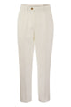 Brunello Cucinelli Leisure Fit Linen Trousers With Darts