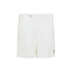 Brunello Cucinelli White Logo Embroidered Buttoned Swim Shorts