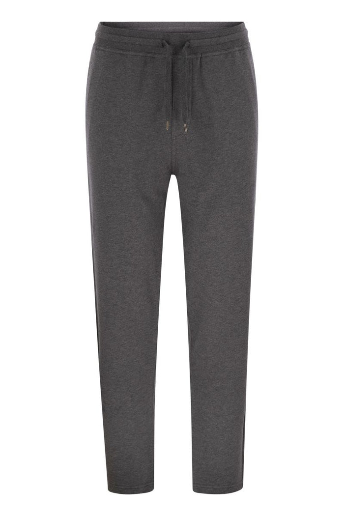 Brunello Cucinelli Techno Cotton Fleece Trousers