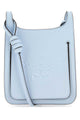 Mcm Pastel Light Blue Leather Mini Himmel Hobo Crossbody Bag
