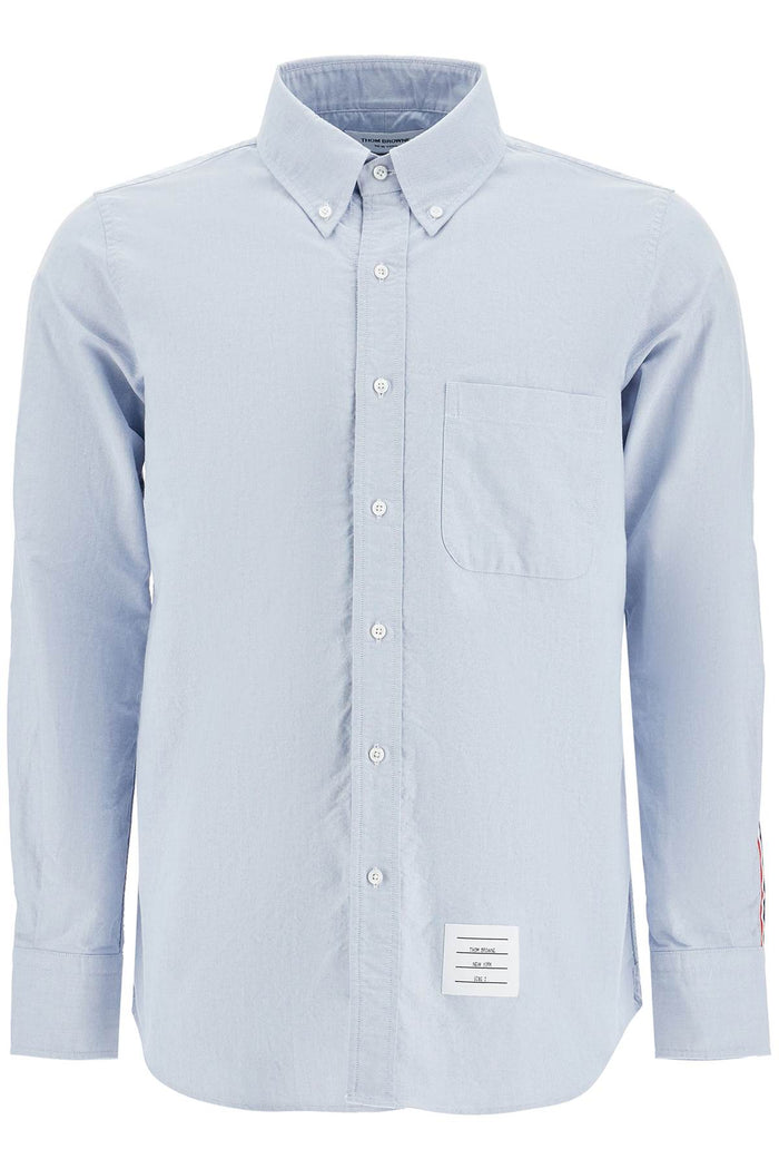 Thom Browne Light Blue Patch Pocket Oxford Shirt