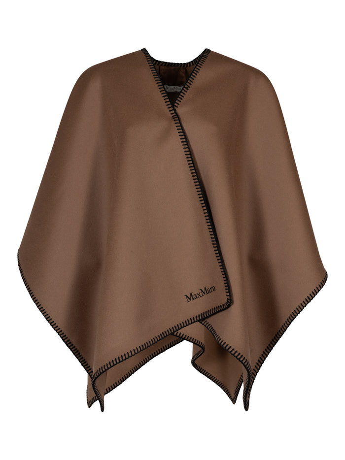 Max Mara Wool And Cashmere Belted Cape