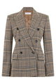 Max Mara Double-Breasted Jacket In Wool And Cotton Blend