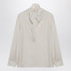 Max Mara Ivory Silk Charmeuse Blouse