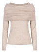 Max Mara Lightweight Cashmere Sweater With Removable Wrap Detail