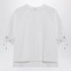 Max Mara Optical White Cotton-Blend Jersey Top