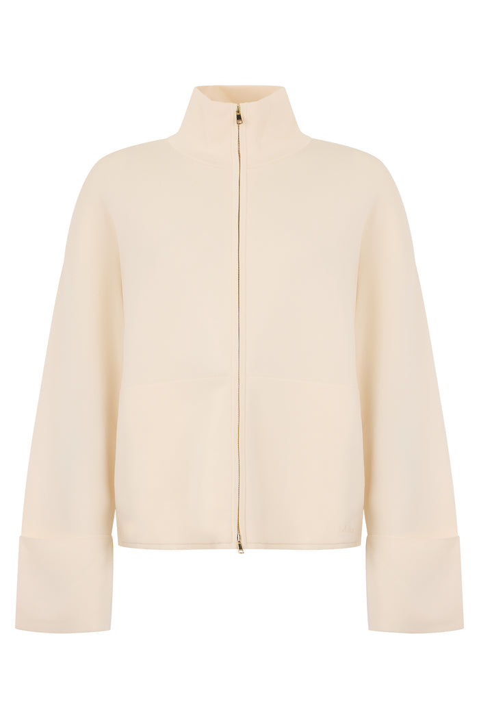 Max Mara Light Jacket In Viscose And Polyamide Blend