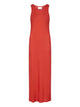 Loulou De Saison Myron Red Tile Long Straps Dress