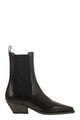 Brunello Cucinelli Classic Leather Chelsea Boot With Precious Block Heels