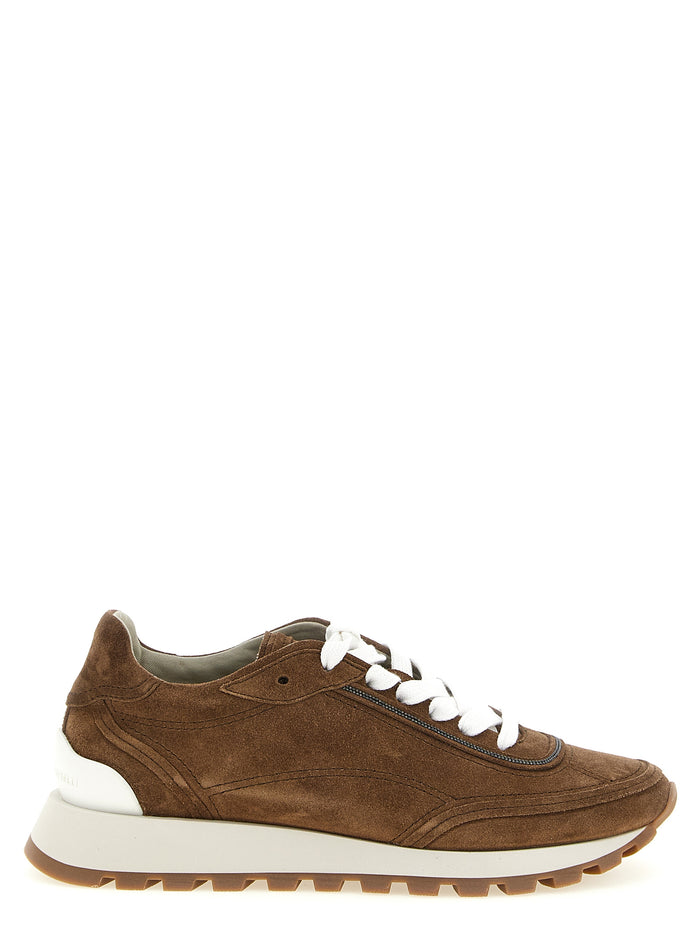 Brunello Cucinelli 'Monile' Suede Sneakers