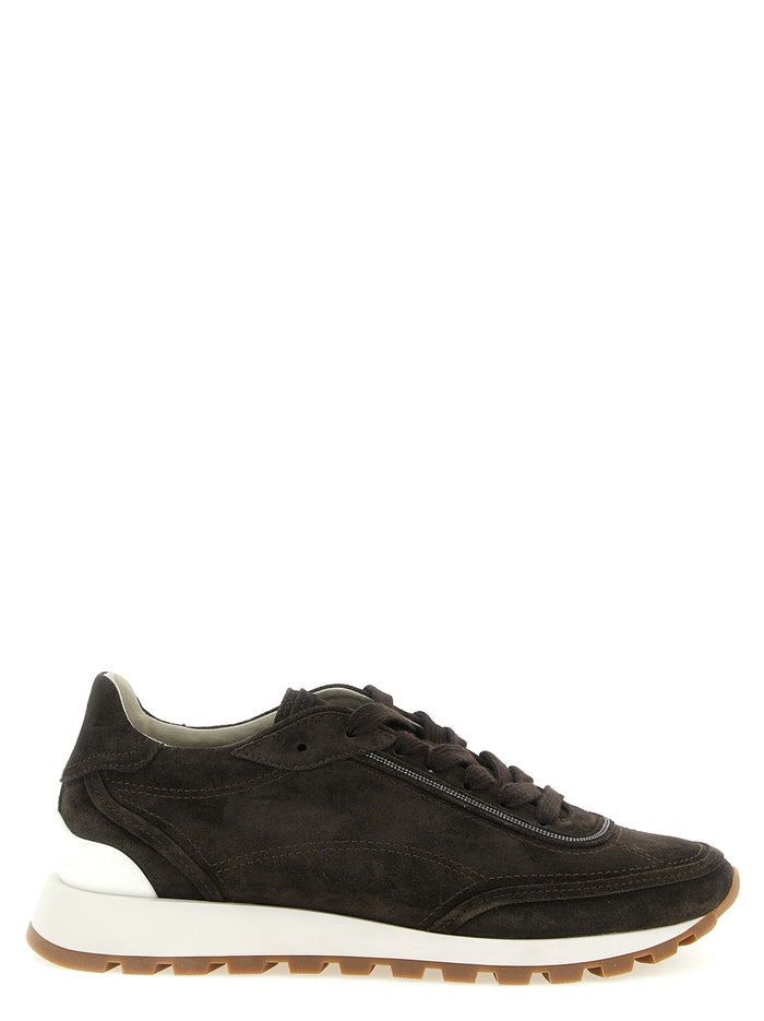 Brunello Cucinelli 'Monile' Suede Sneakers