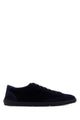 Brunello Cucinelli Midnight Blue Suede Sneakers